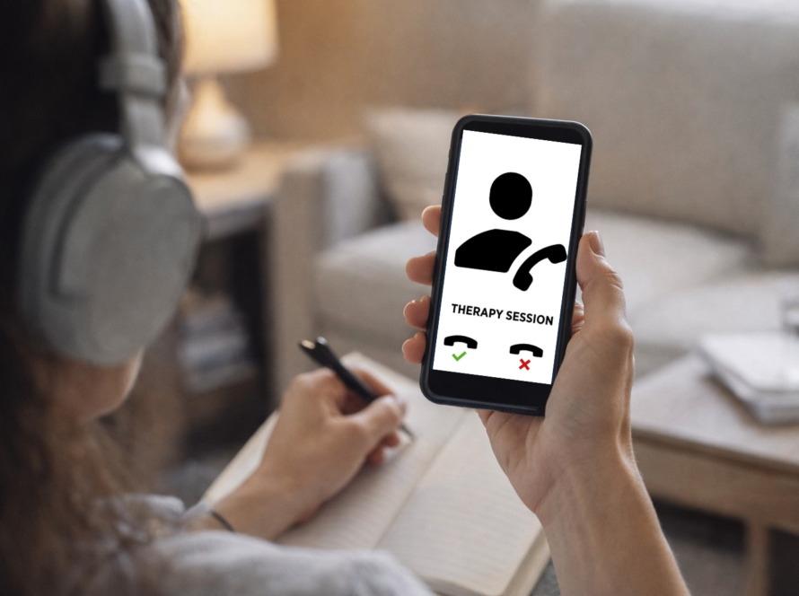 Audio Call therapy w/o webcam